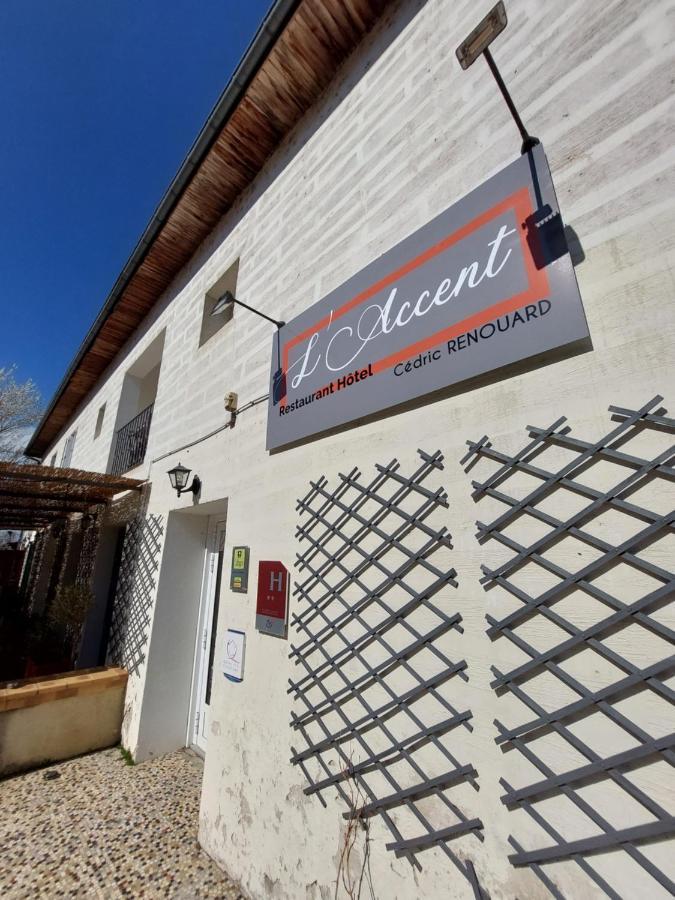 L'Accent - Hotel 2 Etoiles Et Restaurant - Logis Hotels Astaffort Exterior photo